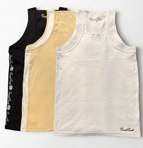 Square cut cotton Tank Top